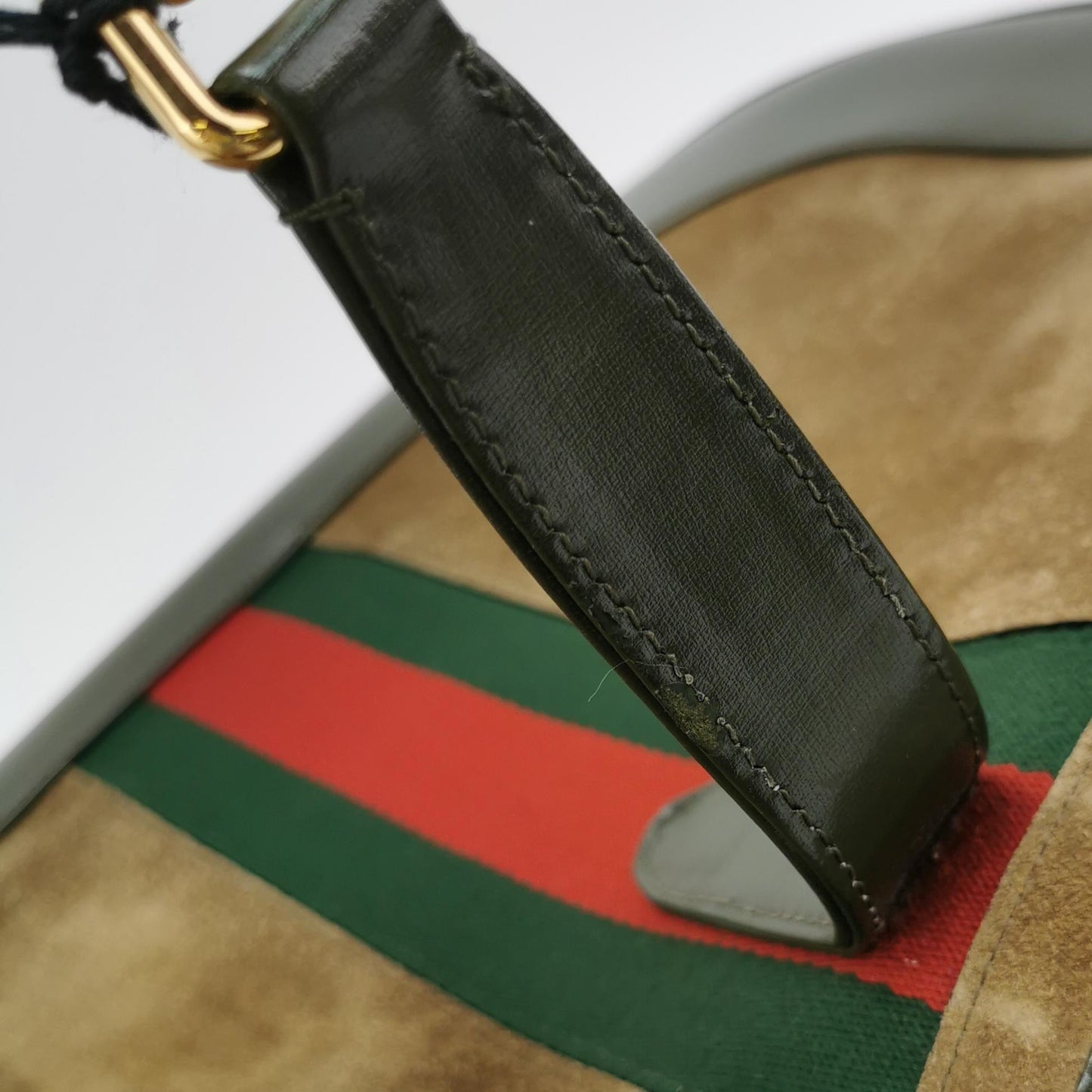 Gucci Jackie Large And Shoulder Bag With Long Leather Suede