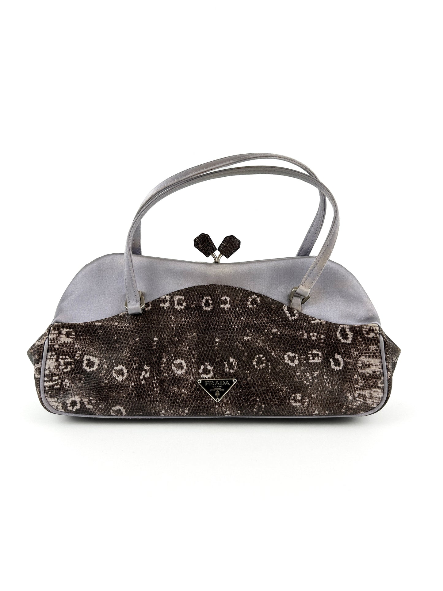 Prada Handbag Milano Clip Python