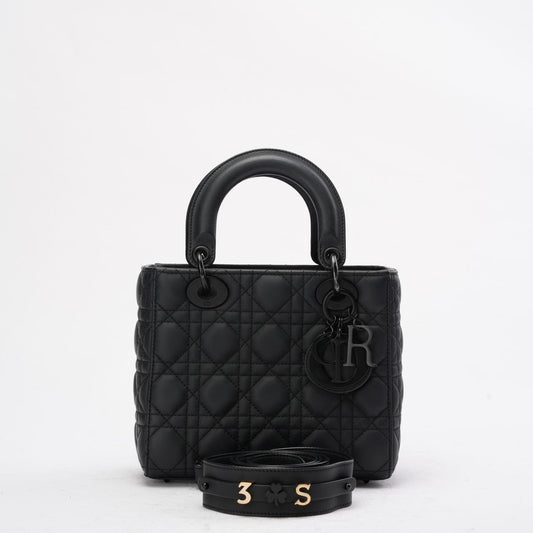 Dior Handbag Lady My ABC Bag in Ultramatte Black Small