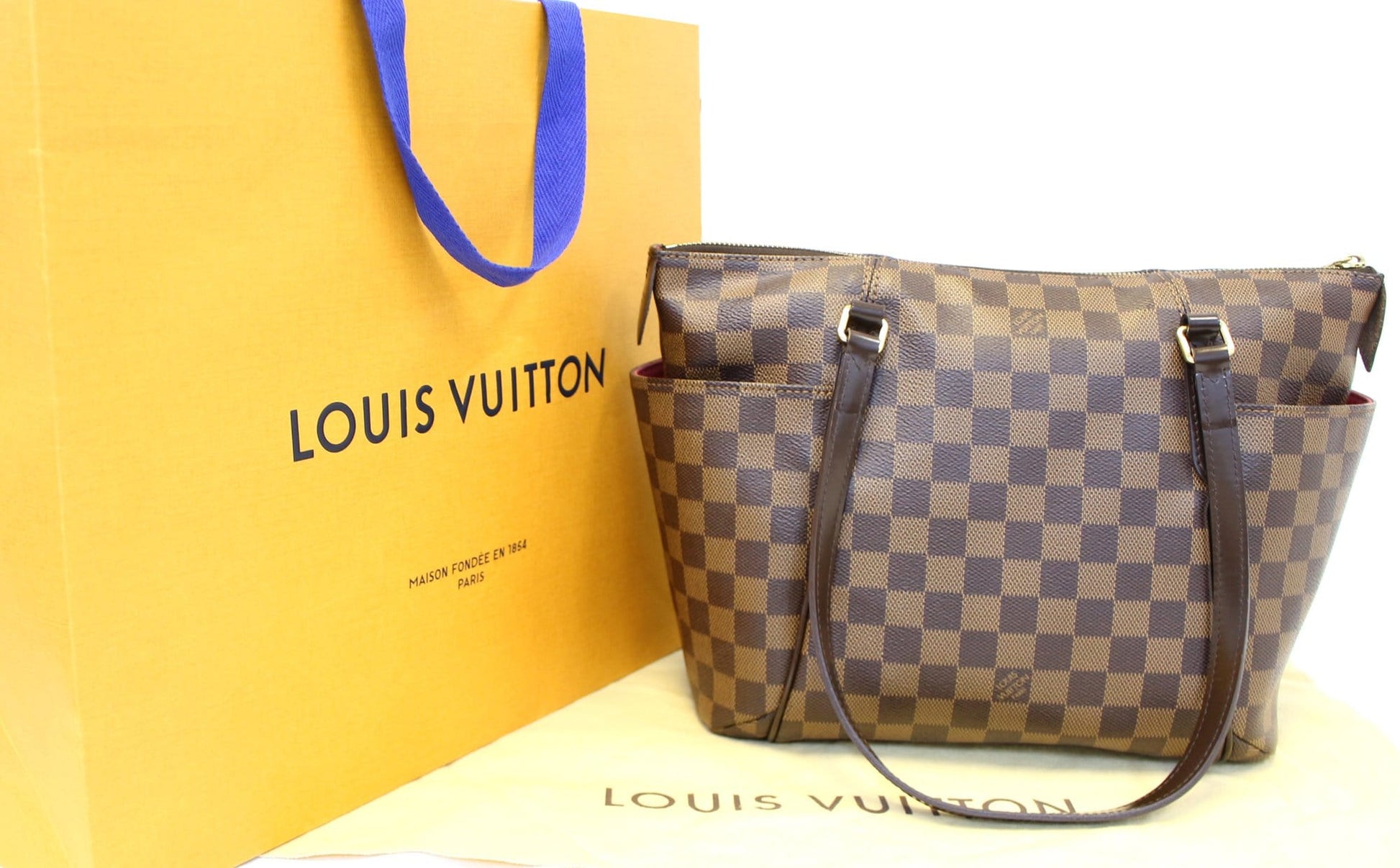 Louis Damier Ebene Totally Pm Nm Shoulder Shoulder Bag