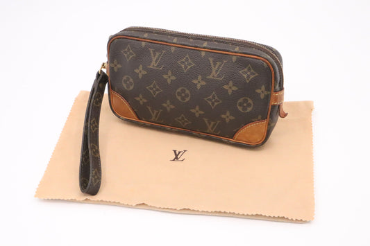 Louis Vuitton Marly Dragonne Monogram Canvas Key Chain Canvas 1