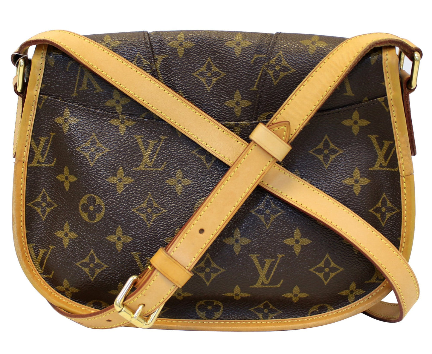 Louis Menilmontant Pm Shoulder Bag Canvas Monogram