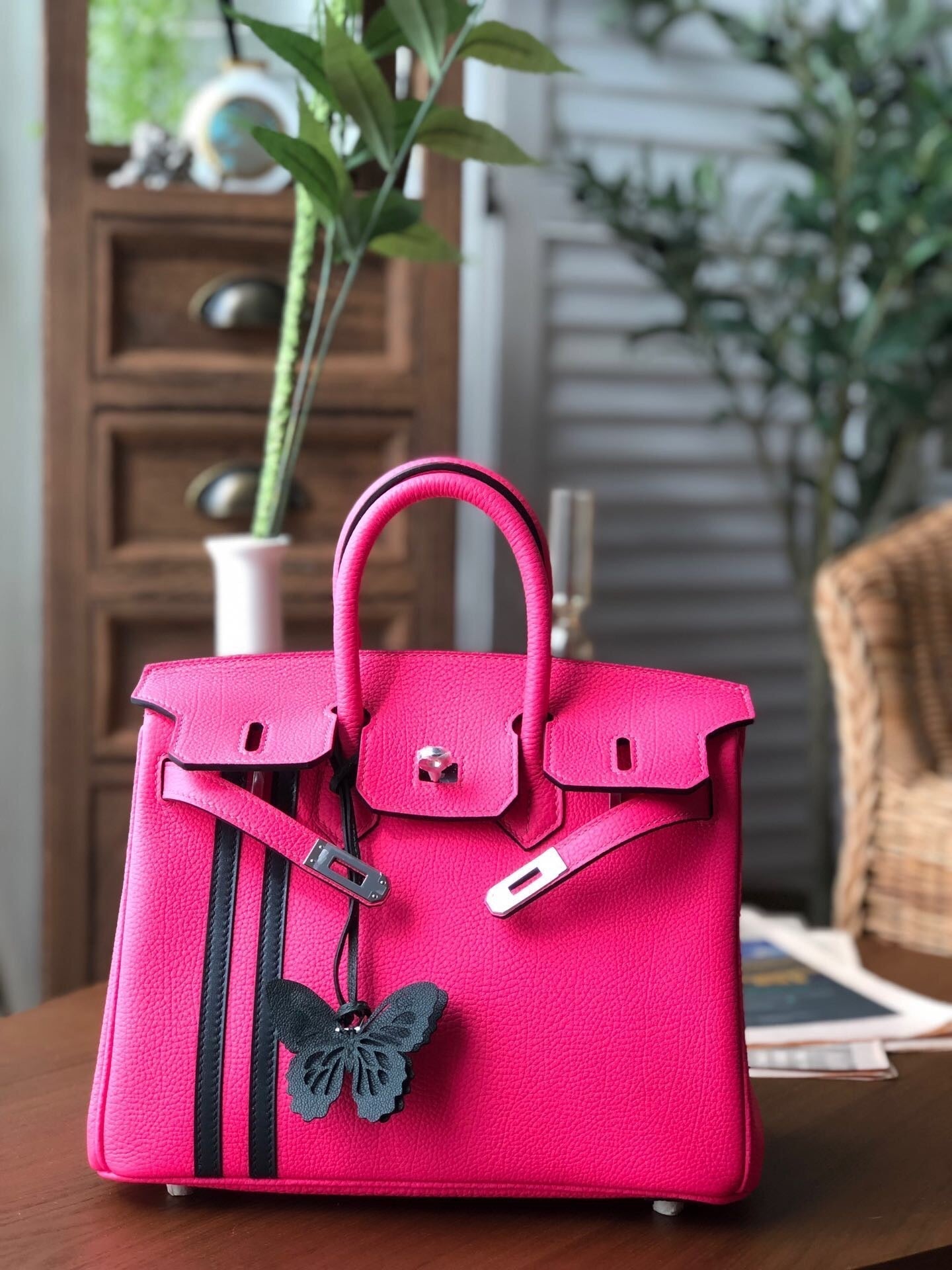 Top Quality Birkin Dark For Women Sitop Pink Travel Bag