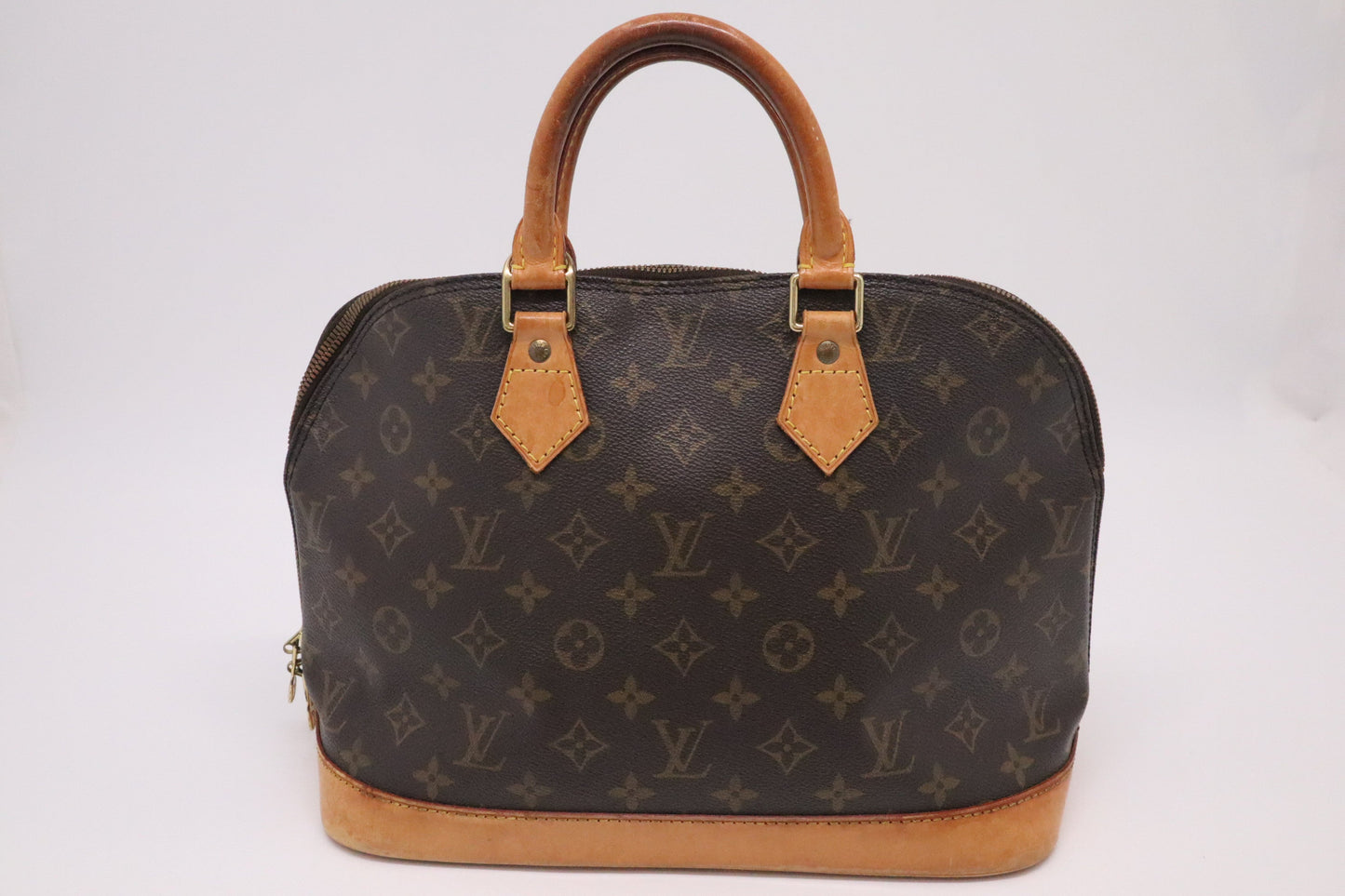 Louis Vuitton Alma Monogram Canvas Handbag Canvas 3