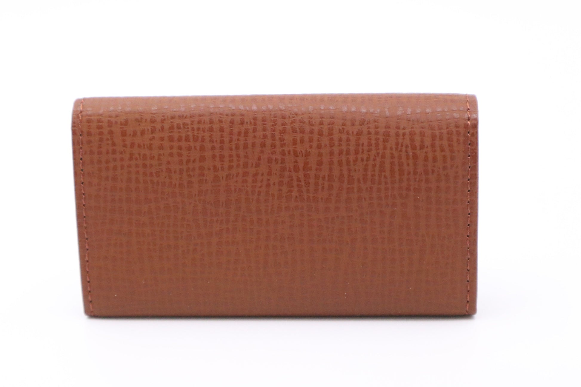 Burberry Key Case In Handbag Leather Brown Travel Bag In Brown Leather