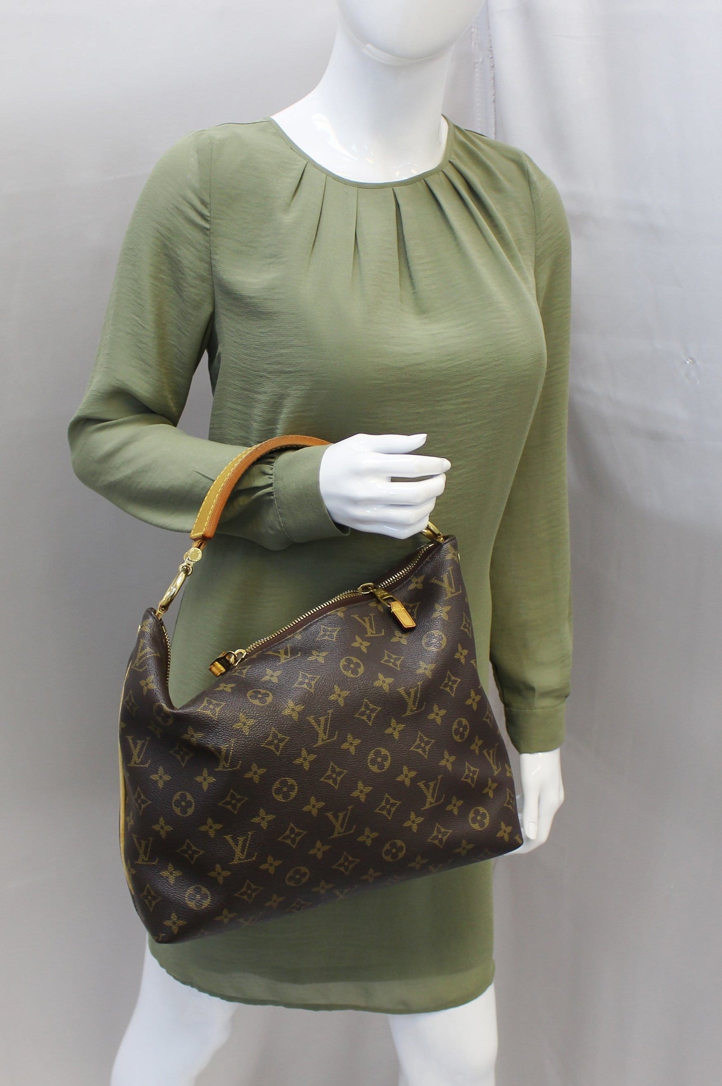 Louis Shoulder Bag Sully Pm Canvas Monogram