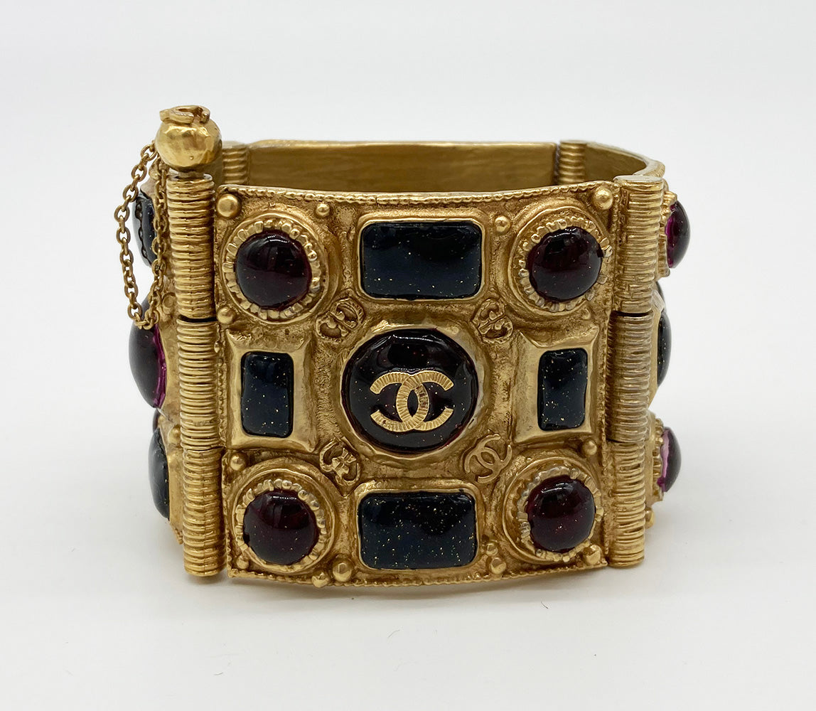 Chanel Rare Gold Gripoix Bracelet