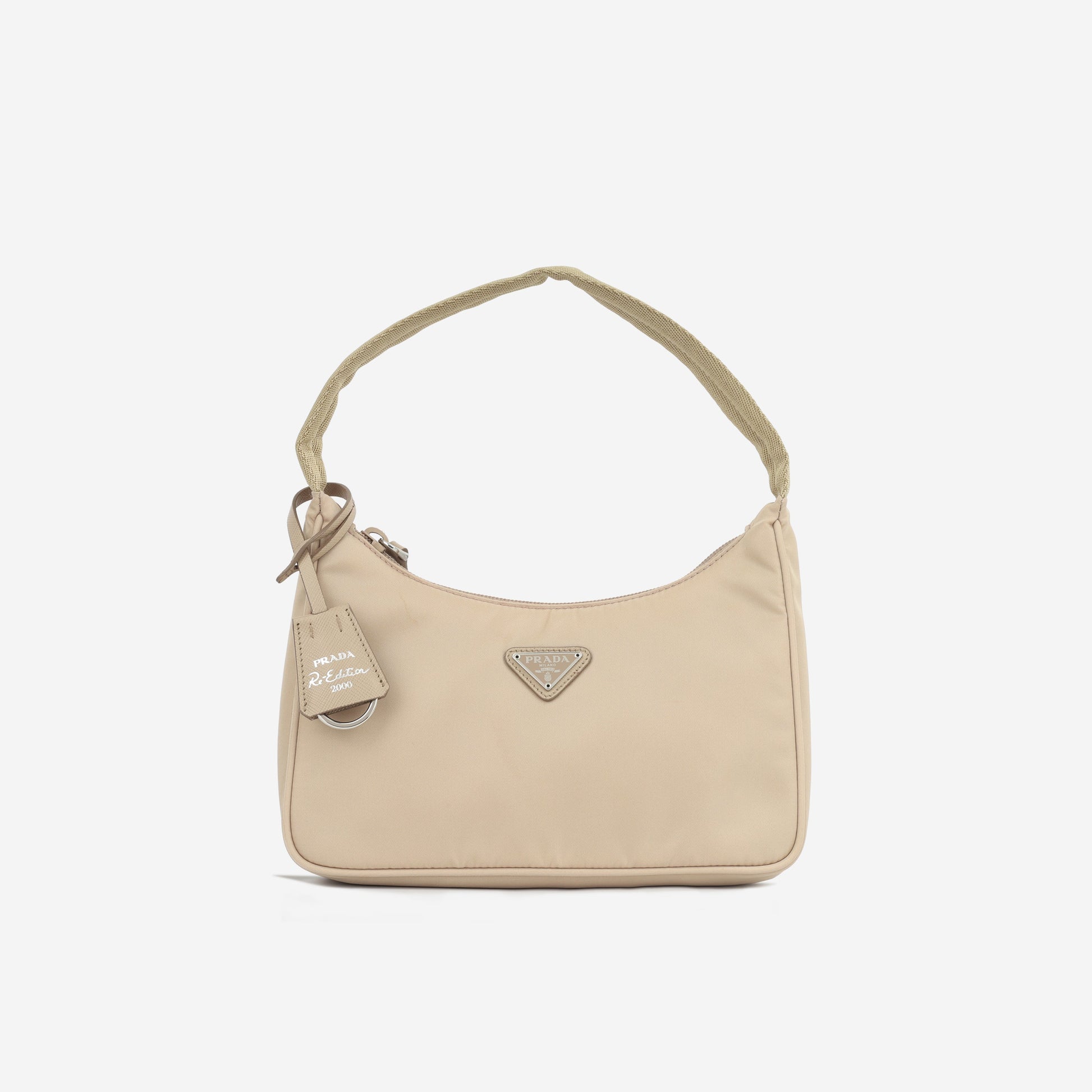 Prada Re Edition Shoulder Bag Beige