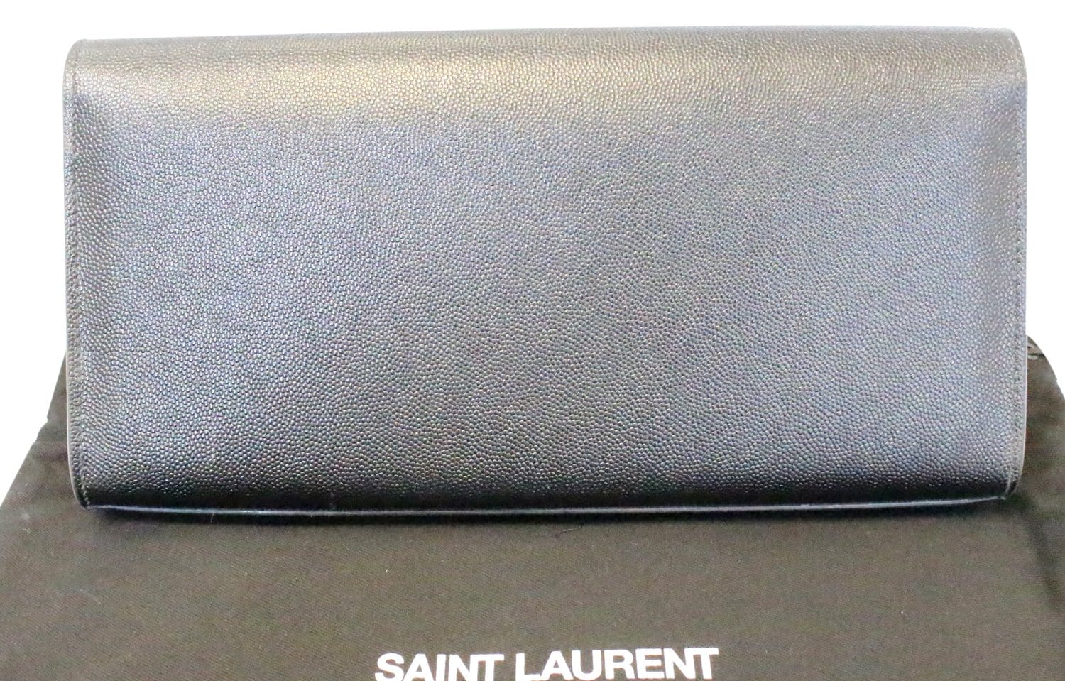 YSL Saint Laurent Saint Kate Clutch Leather Black Clutch Bag