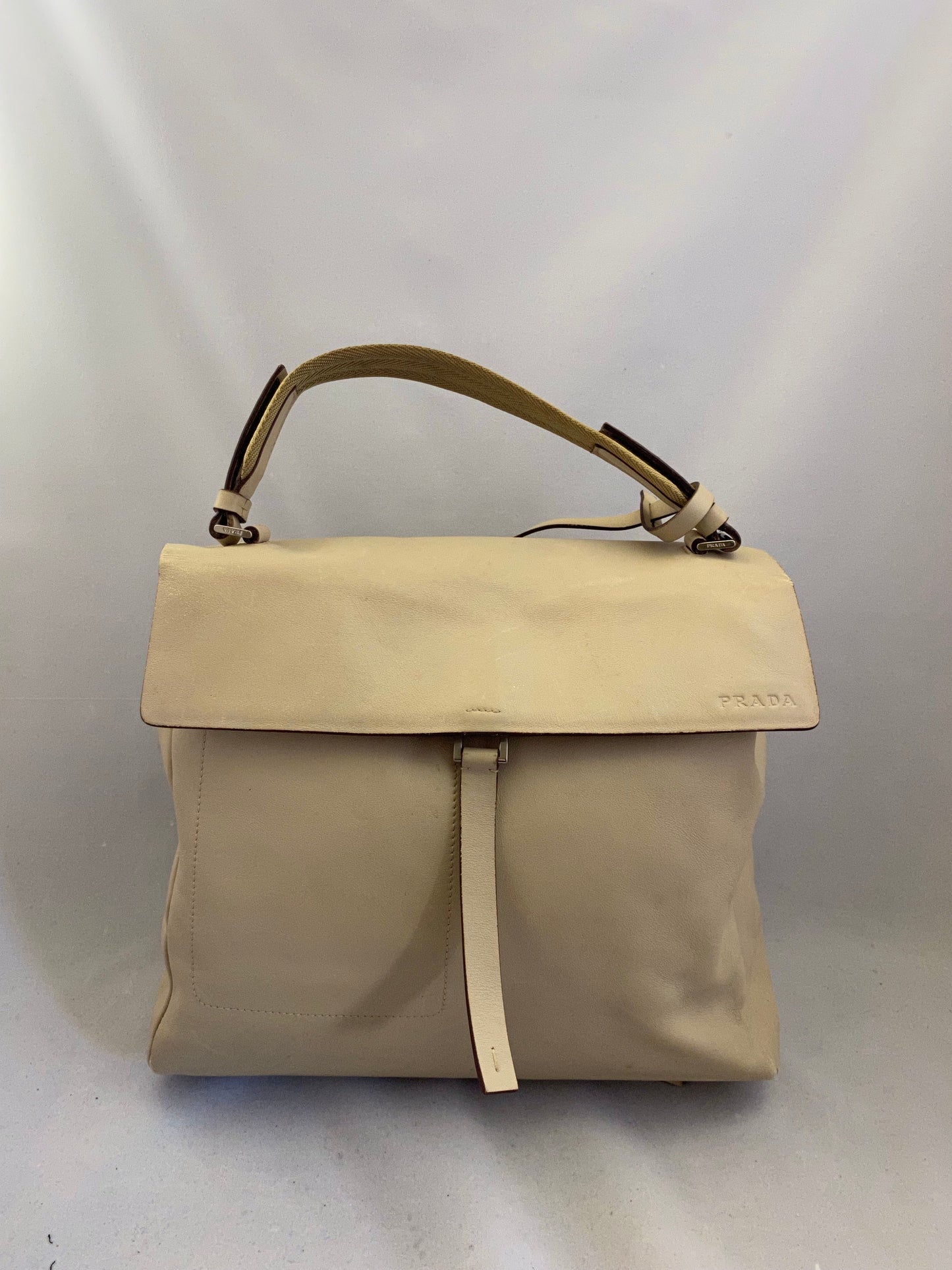 Prada Lædertaske Luxury Handbag Travel Bag