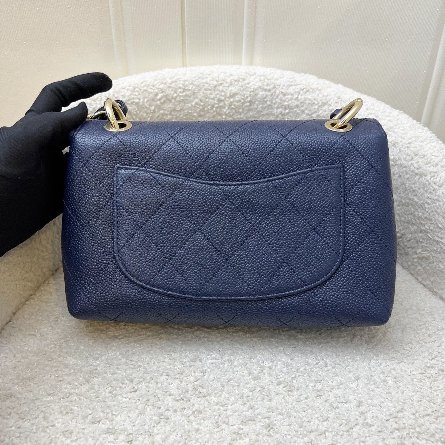 Chanel City Walk Flap in Navy Caviar and LGHW (Model: ) Accessory