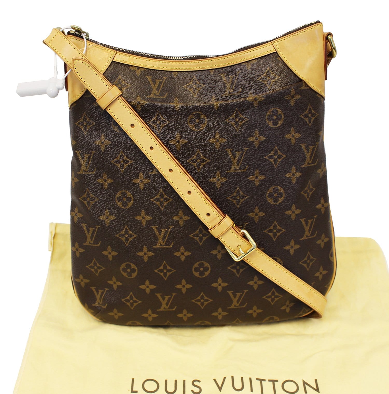 Louis Odeon Mm Shoulder Bag Canvas Monogram