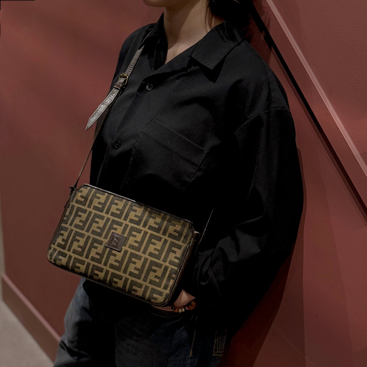 Fendi Handbag Zukka Bag TWS Monogram
