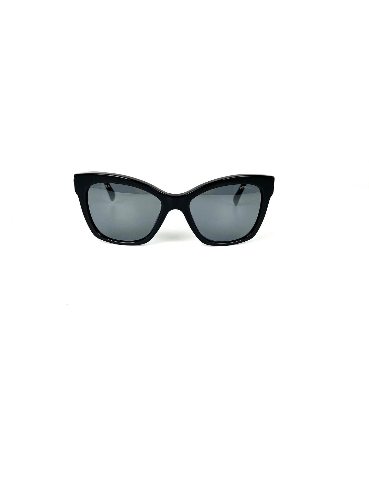 Chanel Boy 5313 Acetate CC Butterfly Signature Black Sunglasses