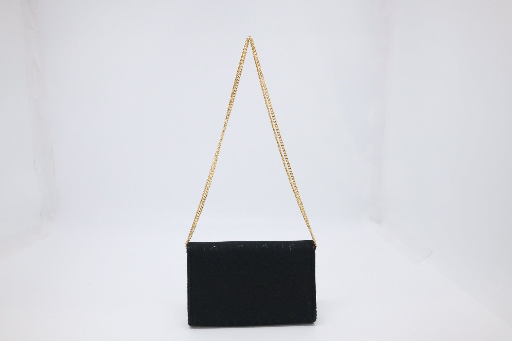 Dior Trotter Shoulder Bag In Canvas Black
