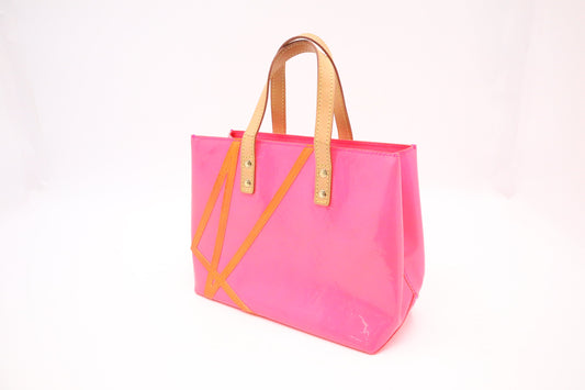 Louis Vuitton x Robert Wilson Reade & Pink Orange PM Leather Vernis Handbag