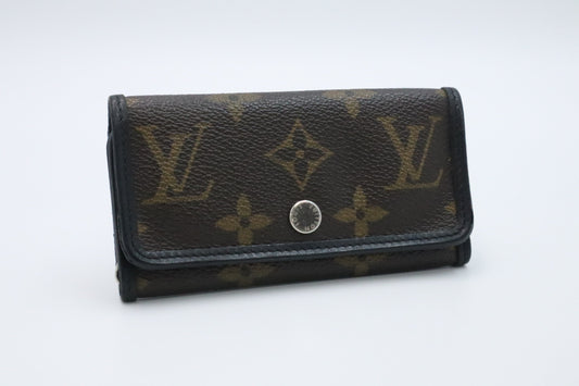 Louis Vuitton Macassar Multicles Monogram Key Case Wallet Case