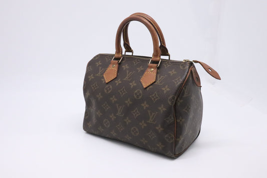 Louis Vuitton Speedy 25 Monogram Canvas Handbag Canvas 1