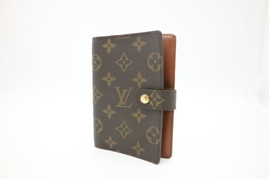 Louis Vuitton Agenda PM Monogram Canvas Handbag Canvas 4