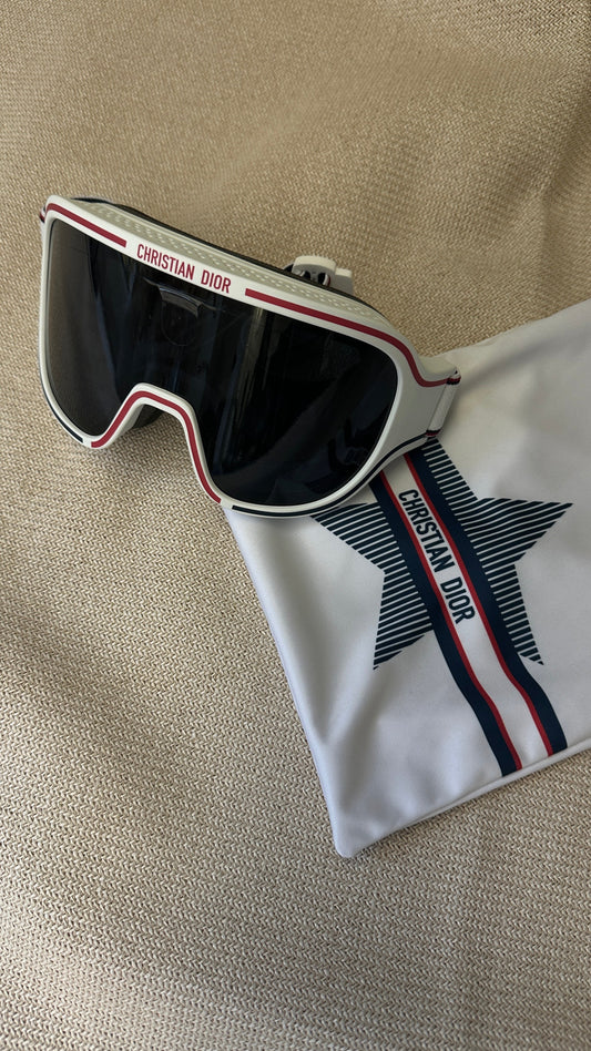 Dior Handbag alps M11 Ski Goggles White Sunglasses