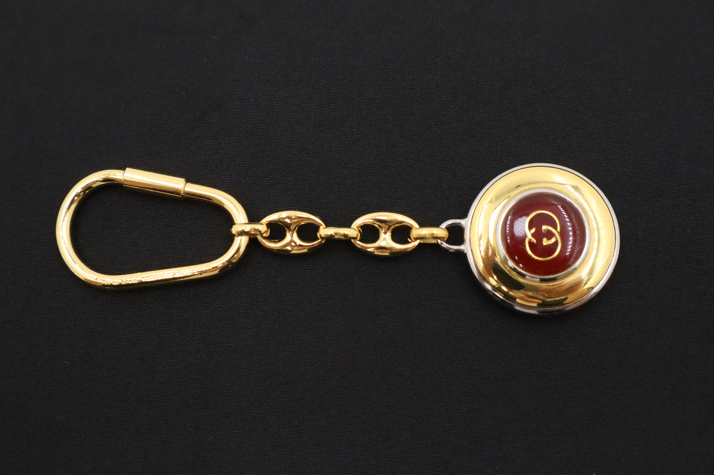 Gucci Accessory Collection Key -toned Gold Silver Chain Key Chain