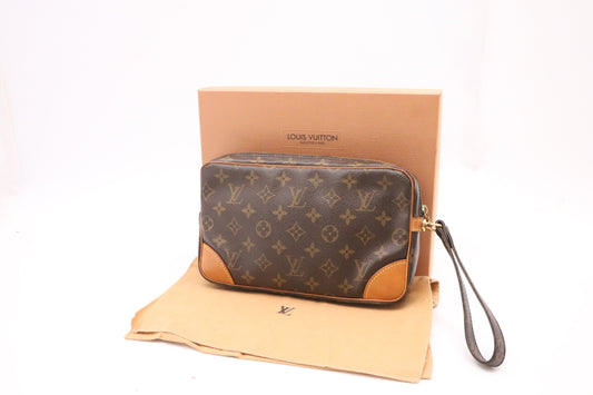 Louis Vuitton Marly Dragonne Monogram Canvas Key Chain