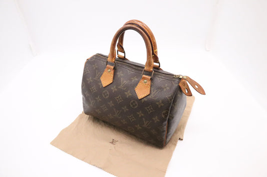 Louis Vuitton Speedy 25 Monogram Canvas Handbag Monogram Canvas