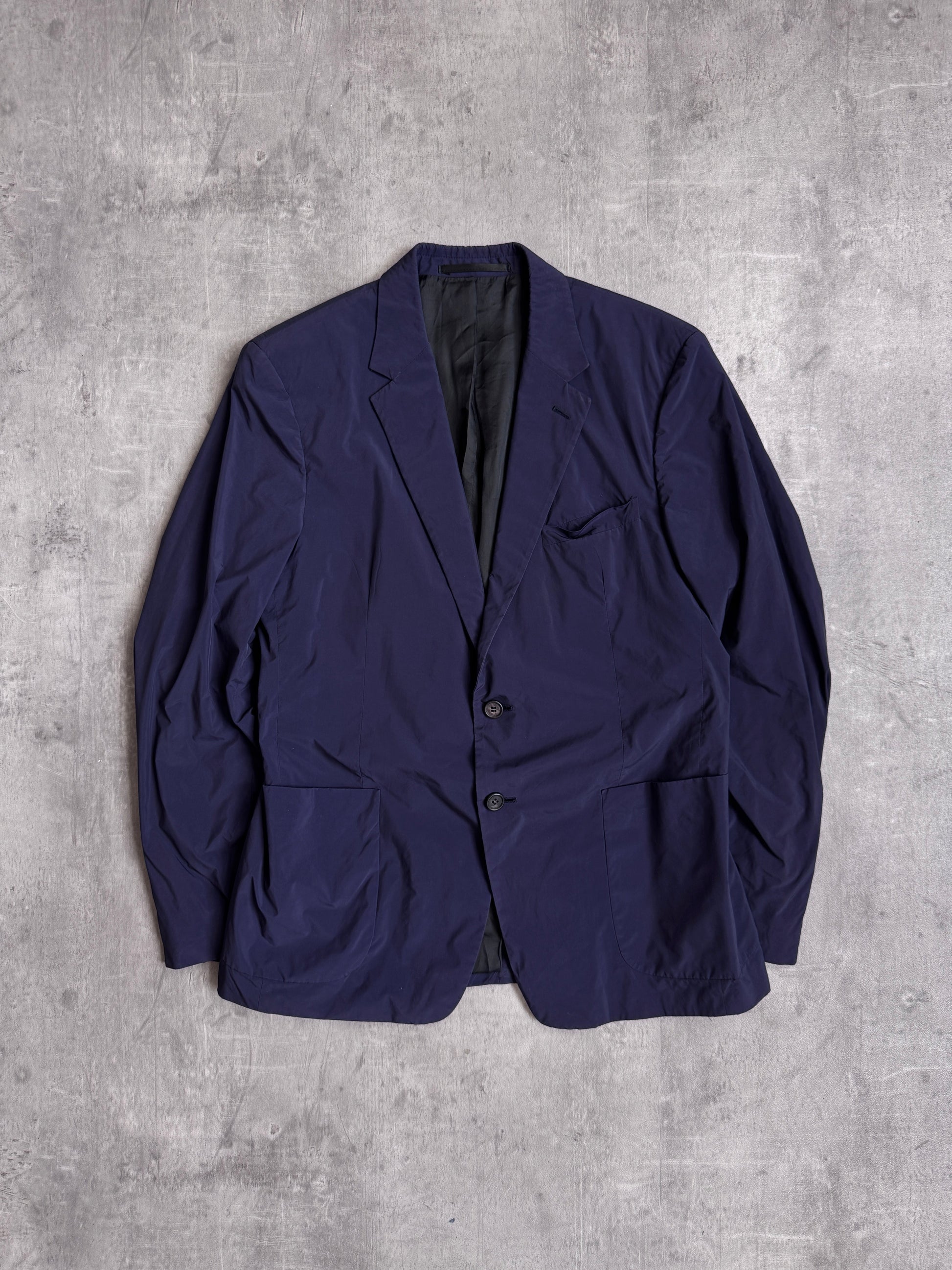 Prada Handbag Padded Blazer Nylon Navy Small