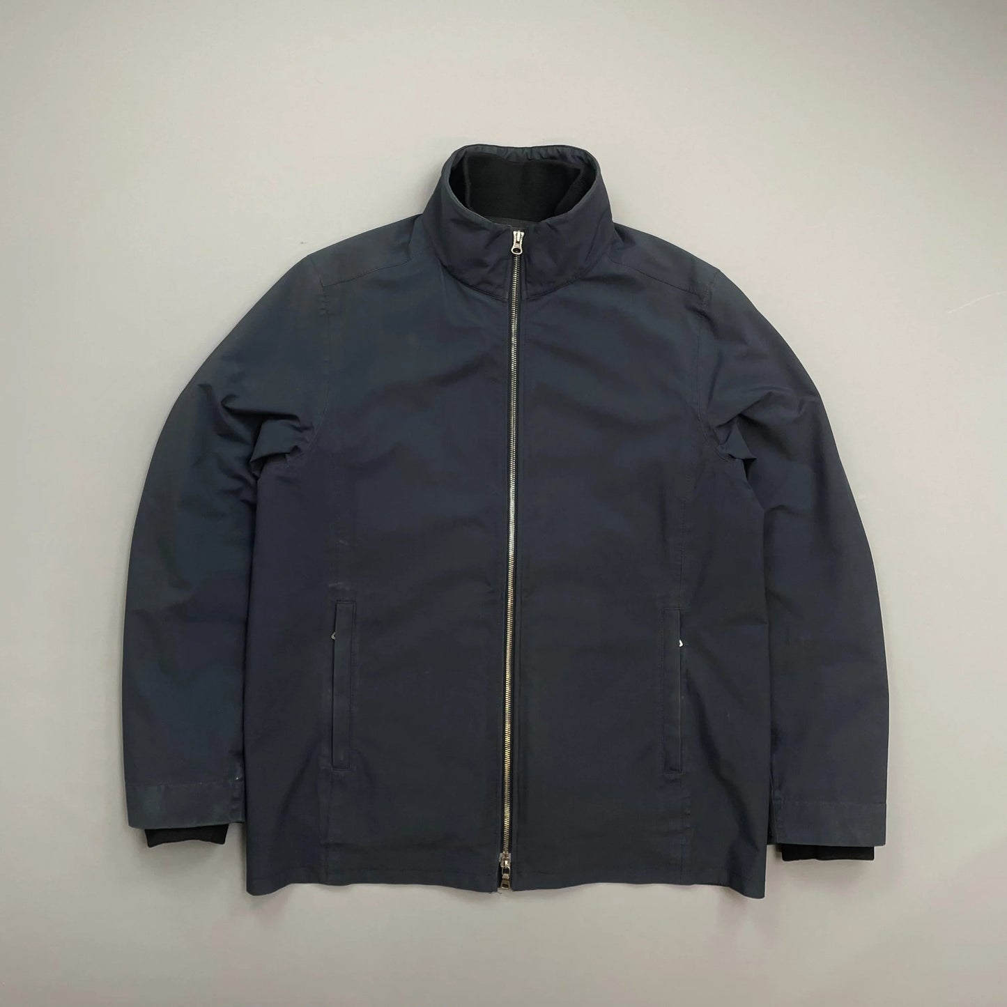 Prada Handbag Sport Goretex 3-in-1 Padded Bomber Liner Trench Nylon Navy