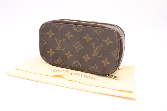 Louis Vuitton Trousse Brush Monogram Canvas Handbag