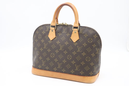 Louis Vuitton Alma Monogram Canvas Handbag