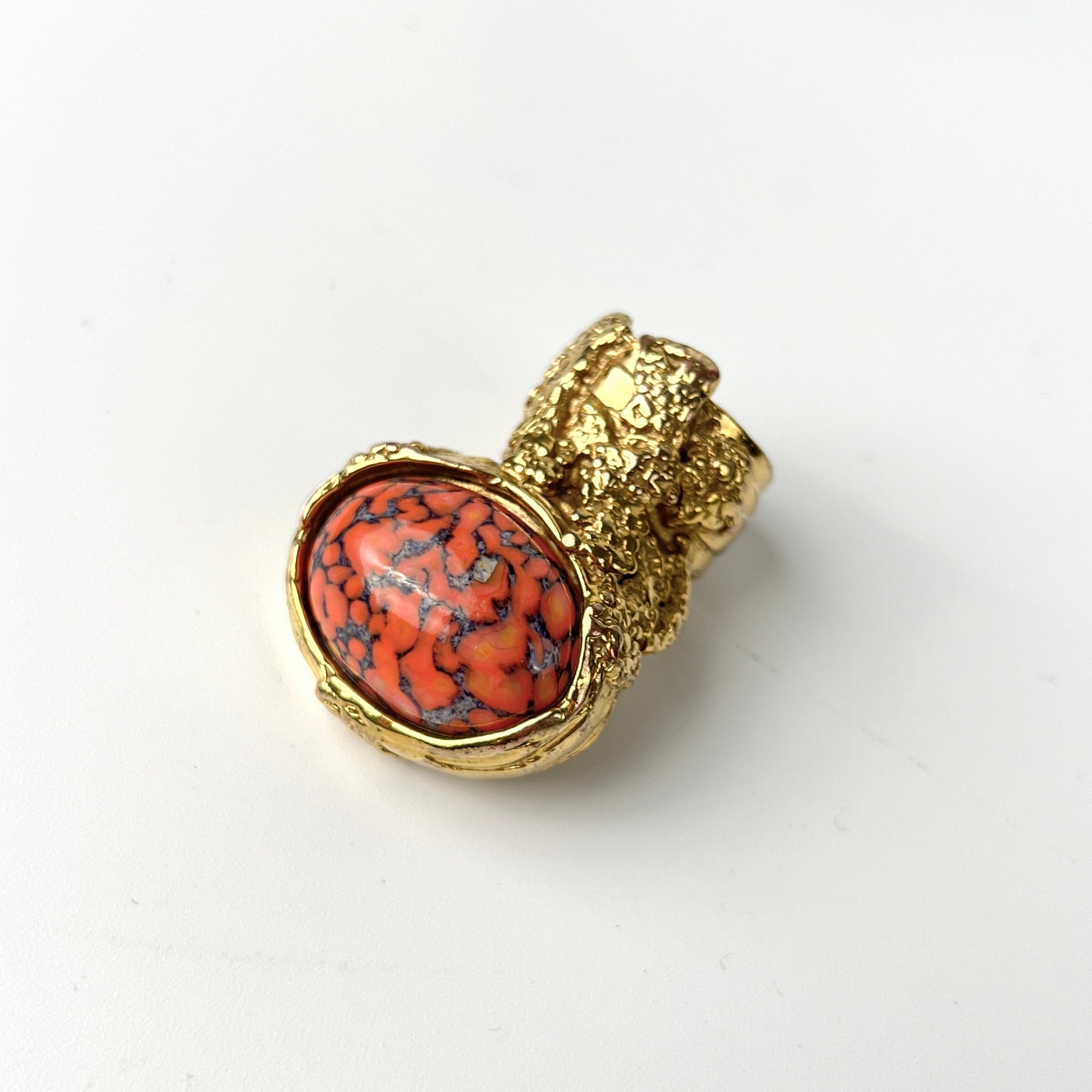 YSL Saint Laurent Cocktail Ring Handbag Pink Jewelry