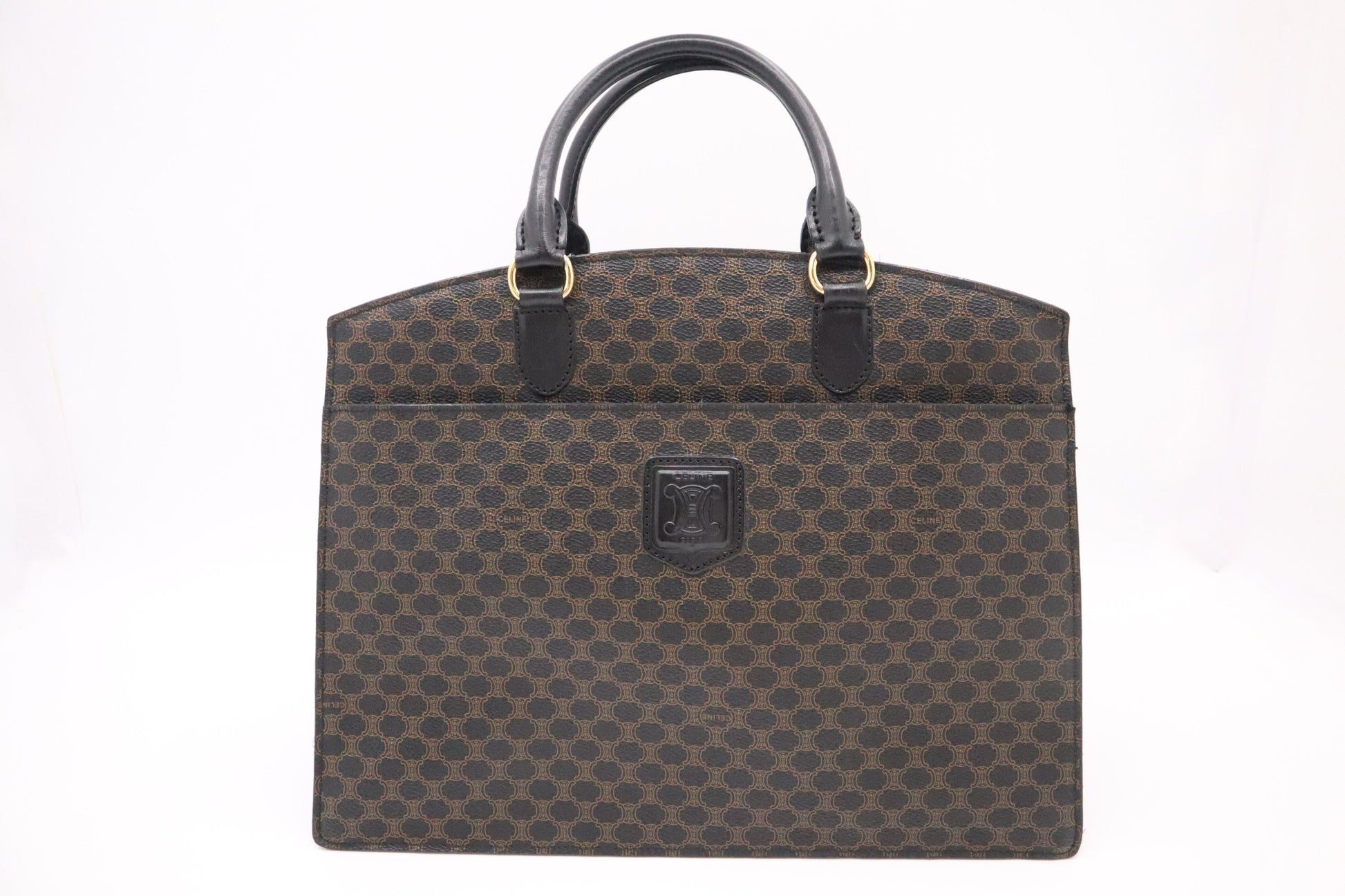 Celine Handbag In Triomphe Canvas Travel Bag