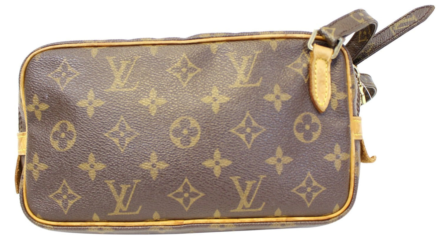 Louis Pochette Marly Bandouliere Crossbody Bag Canvas Monogram