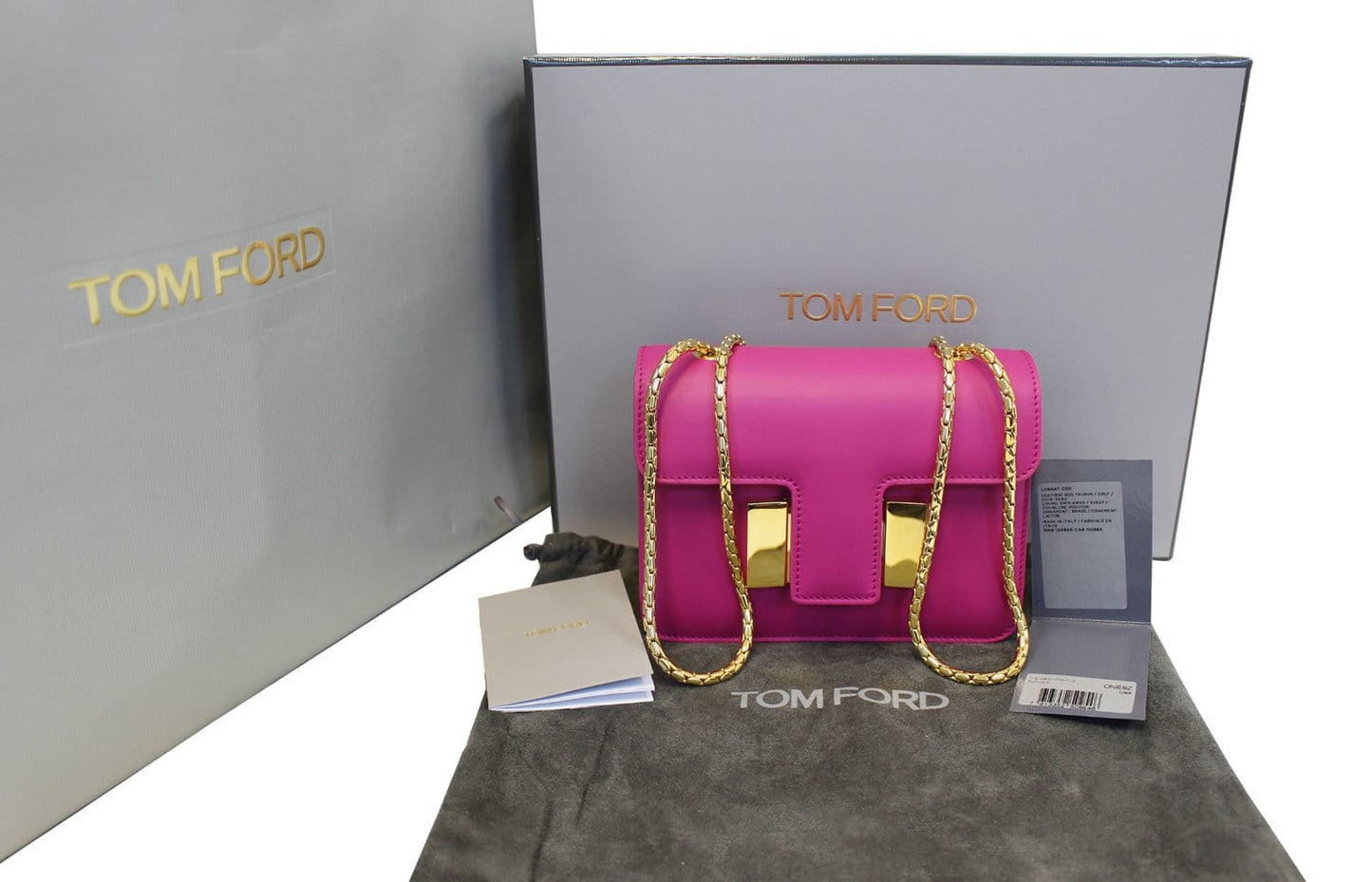 Tom Ford Sienna Hot Crossbody Bag Leather Pink