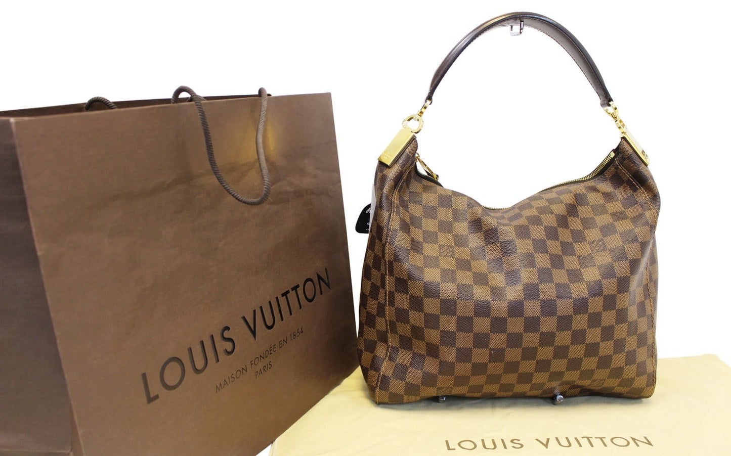 Louis Damier Ebene Portobello Pm Shoulder Bag