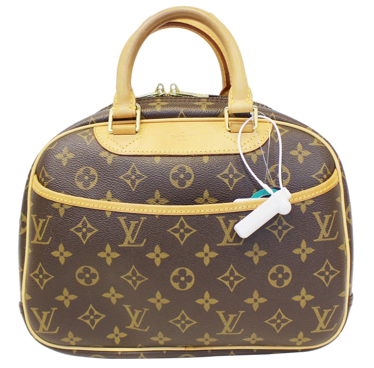 Louis Trouville Boston Travel Handbag Canvas Monogram Travel Bag