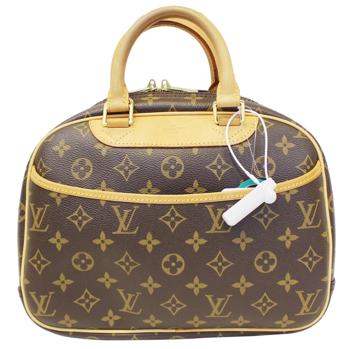 Louis Trouville Boston Travel Handbag Canvas Monogram Travel Bag