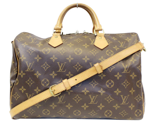 Louis Vuitton Speedy Bandouliere Bag Canvas Monogram Shoulder Bag
