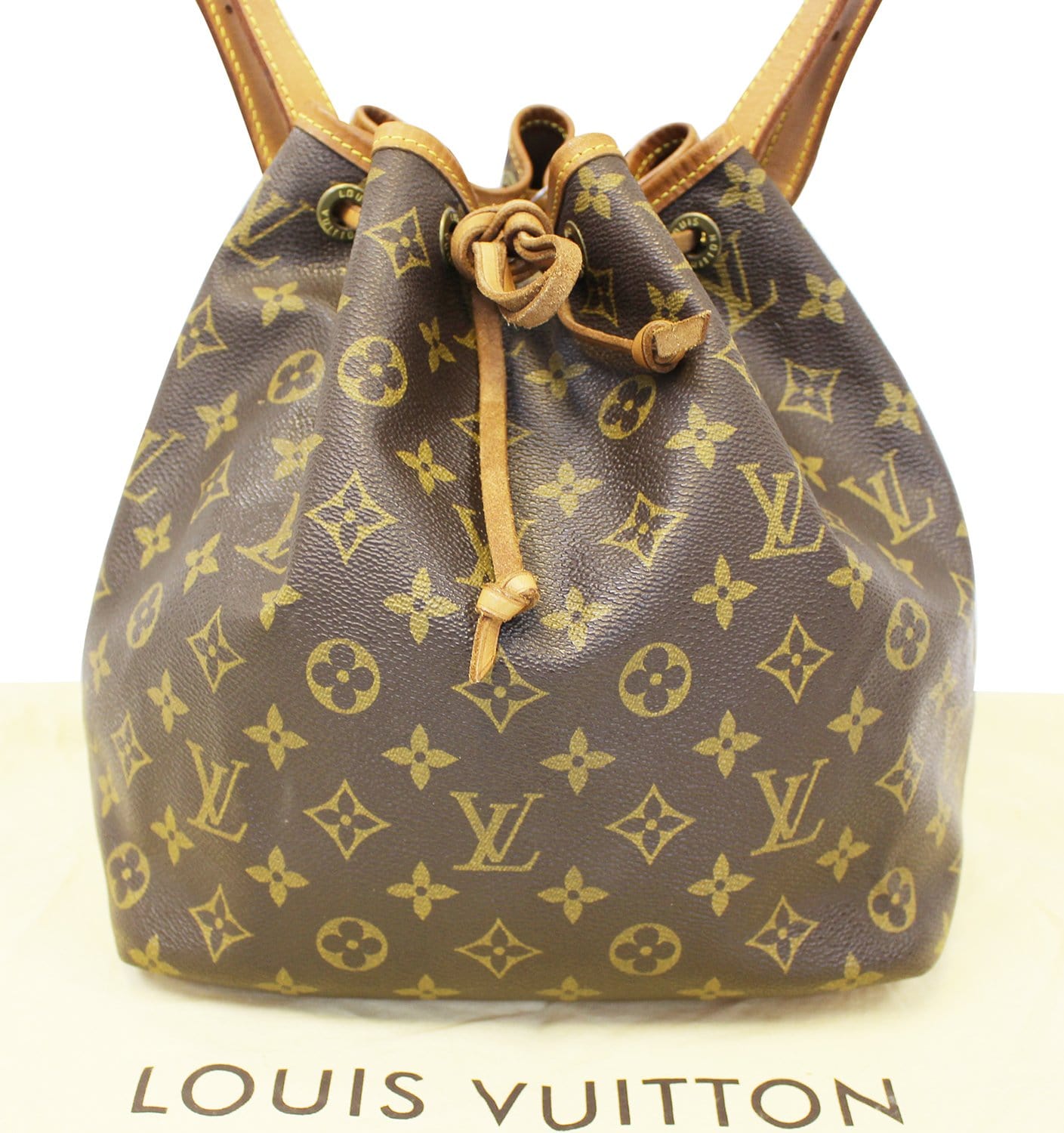 Louis Petit Noe Shoulder Bag Canvas Monogram