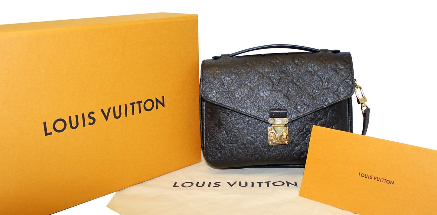 Louis Empreinte Metis Pochette Crossbody Bag Noir Monogram