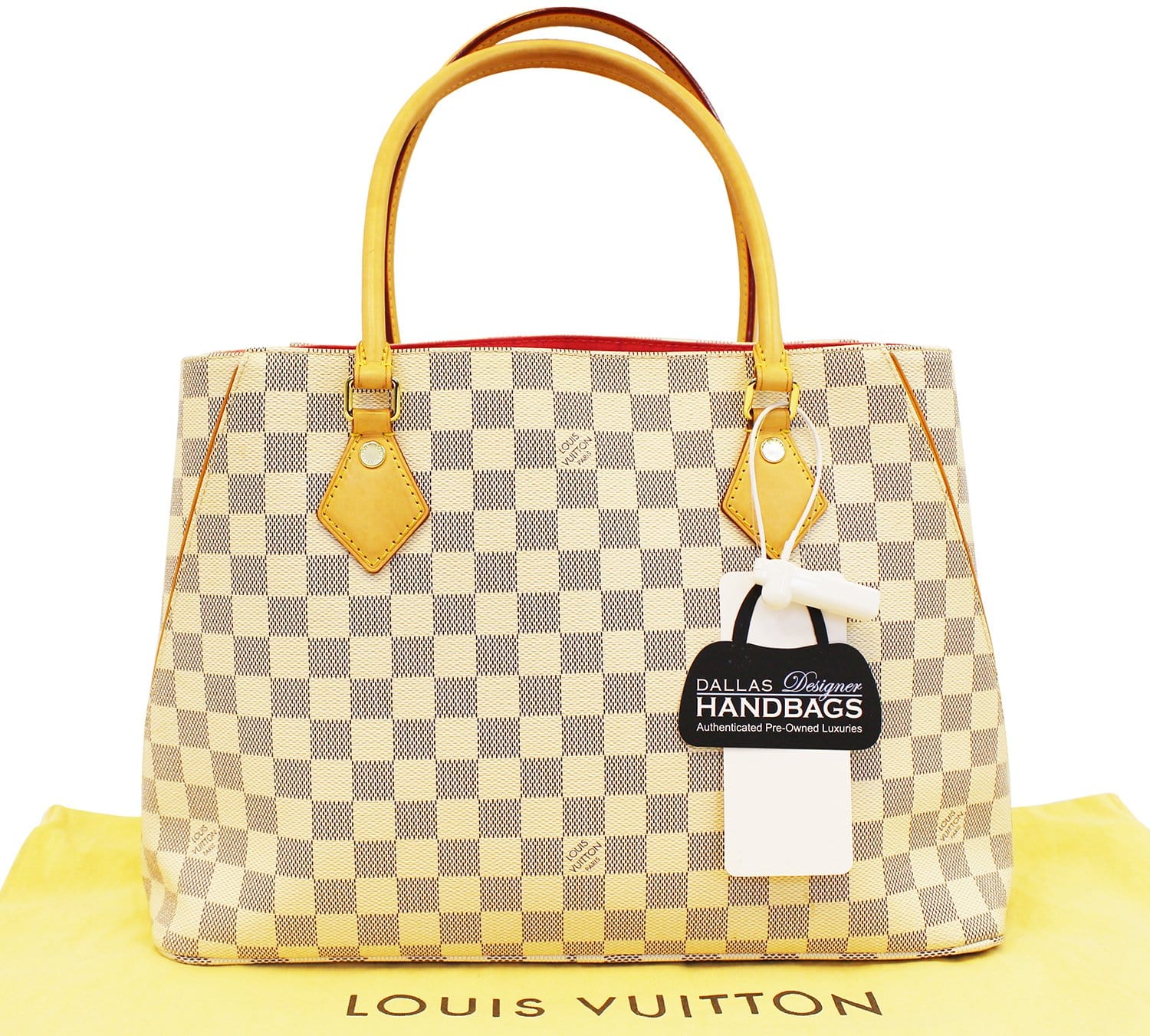 Louis Calvi Damier Azur Shoulder Bag
