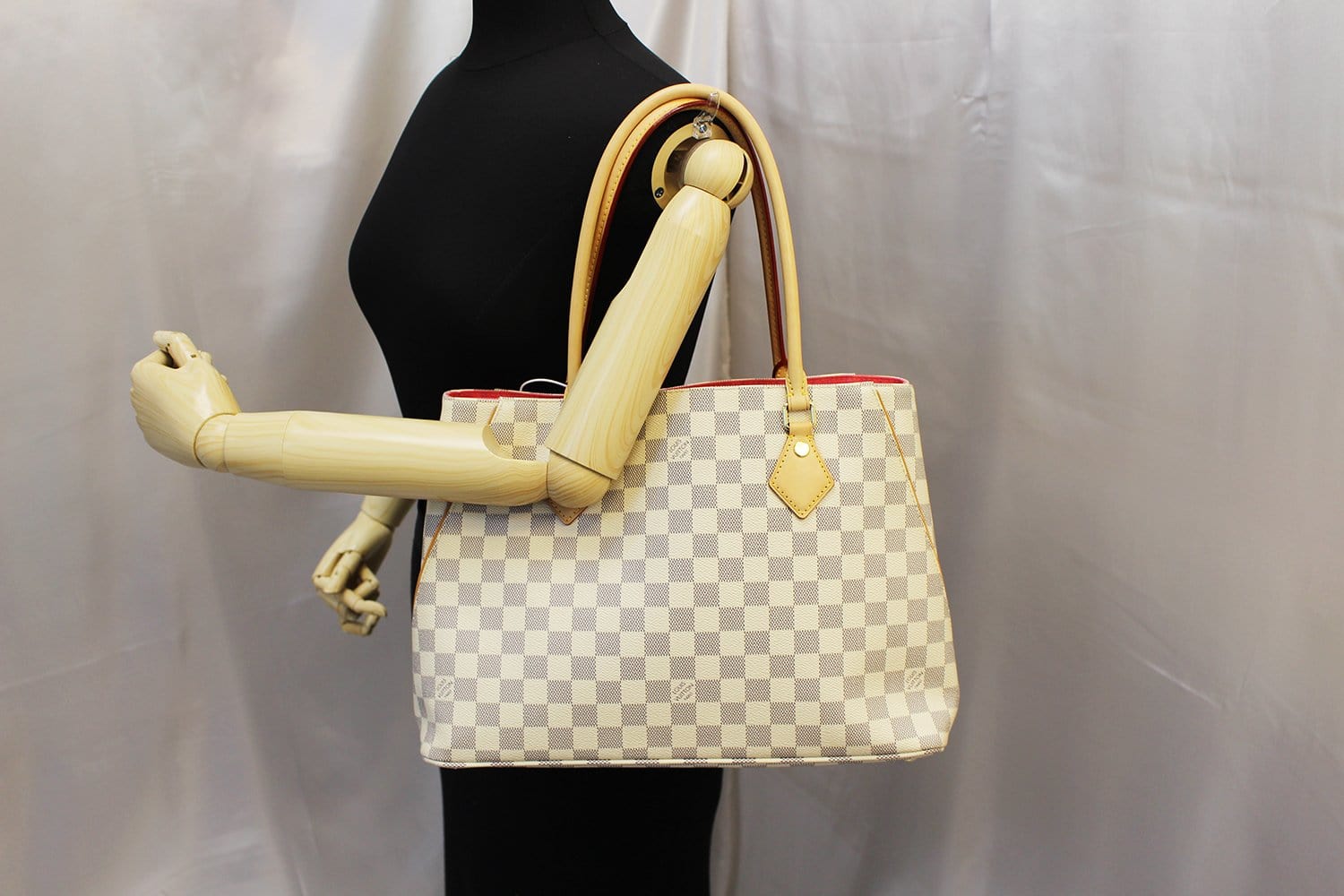 Louis Calvi Damier Azur Shoulder Bag