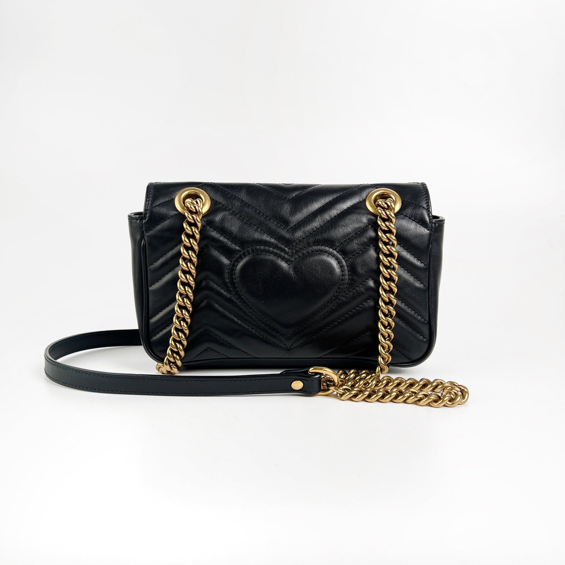 Gucci Item Marmont Crossbody Bag Matelasse Black