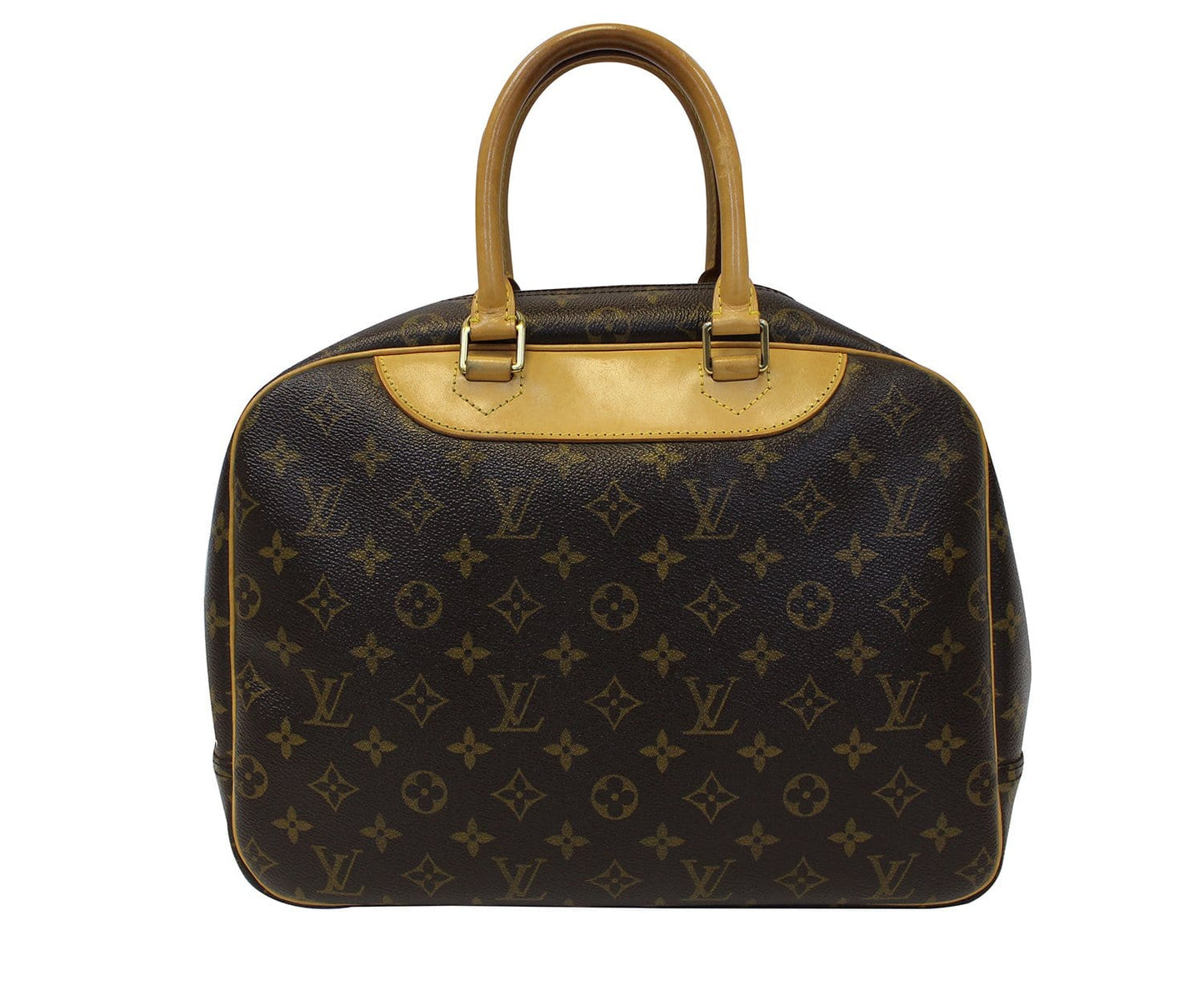 Louis Deauville Satchel Bag Canvas Monogram Travel Bag