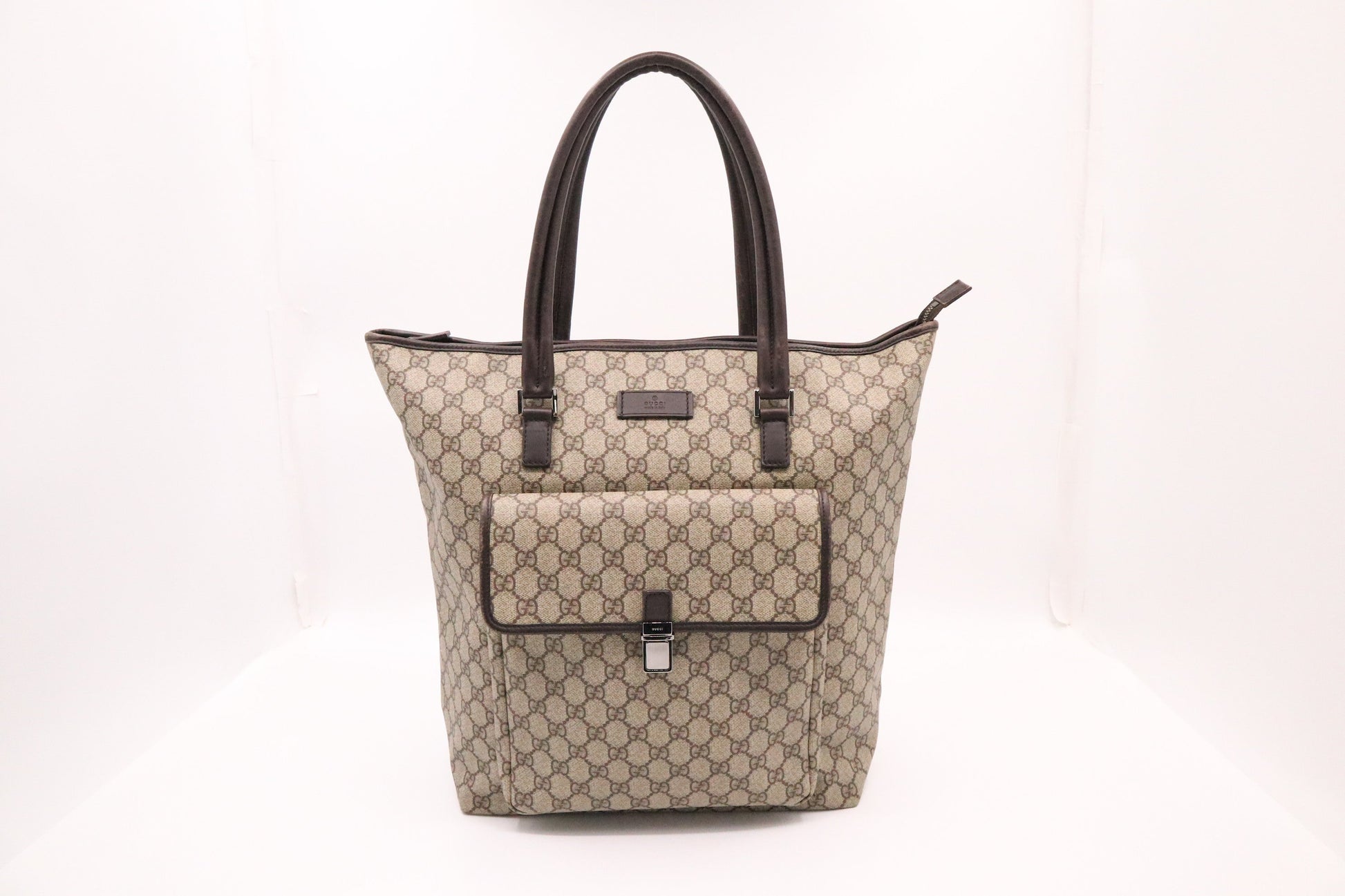 Gucci GG Supreme Canvas Tote Bag Canvas 2