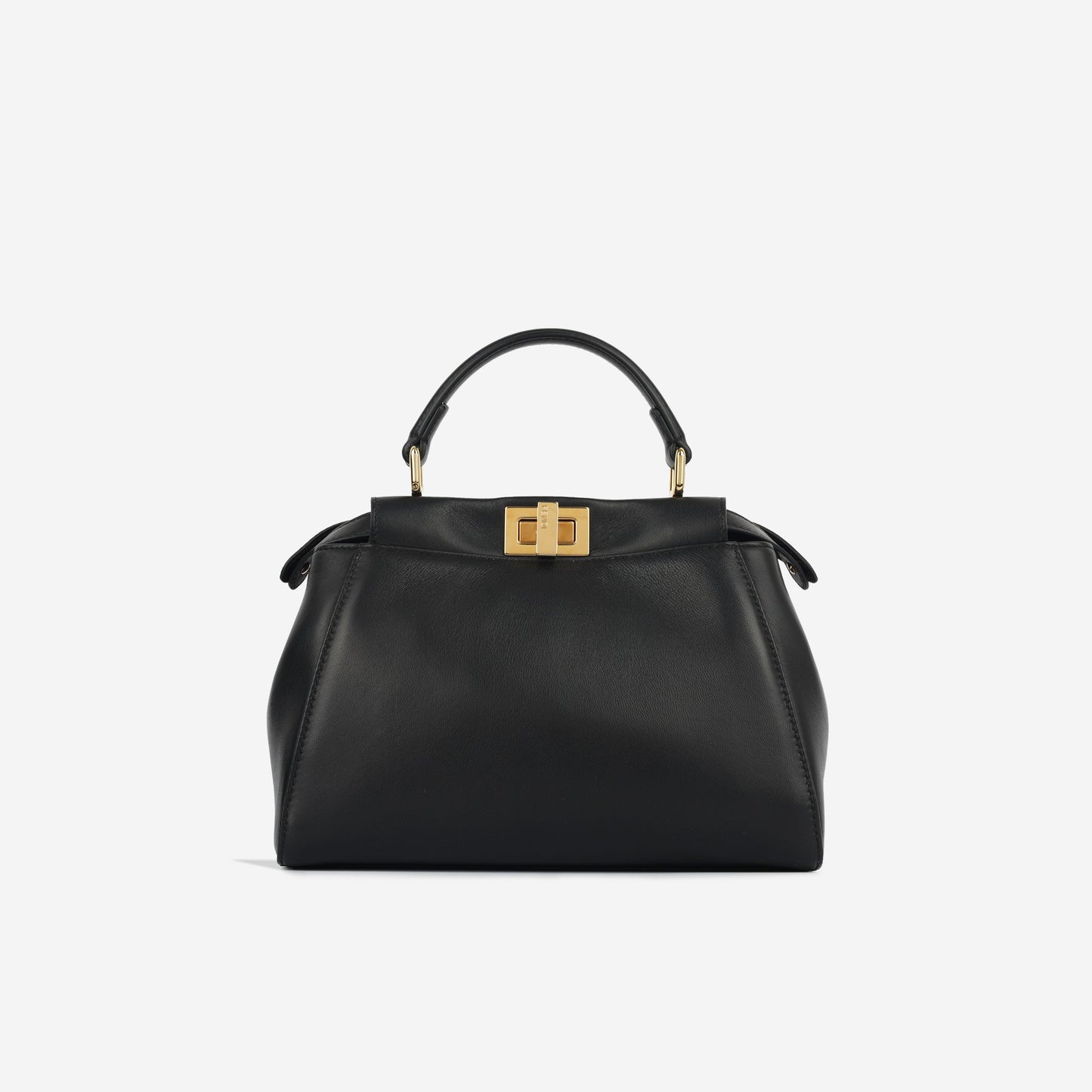 Fendi Peekaboo Tote Bag Black Mini