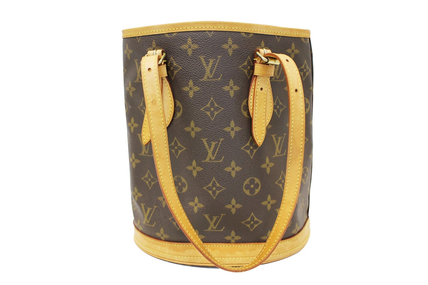 Louis Petit Bucket Shoulder Bag Canvas Monogram