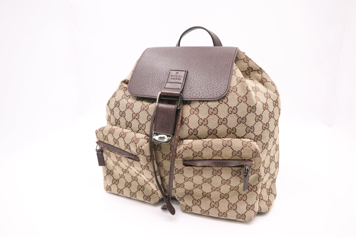 Gucci Backpack GG Canvas Brown