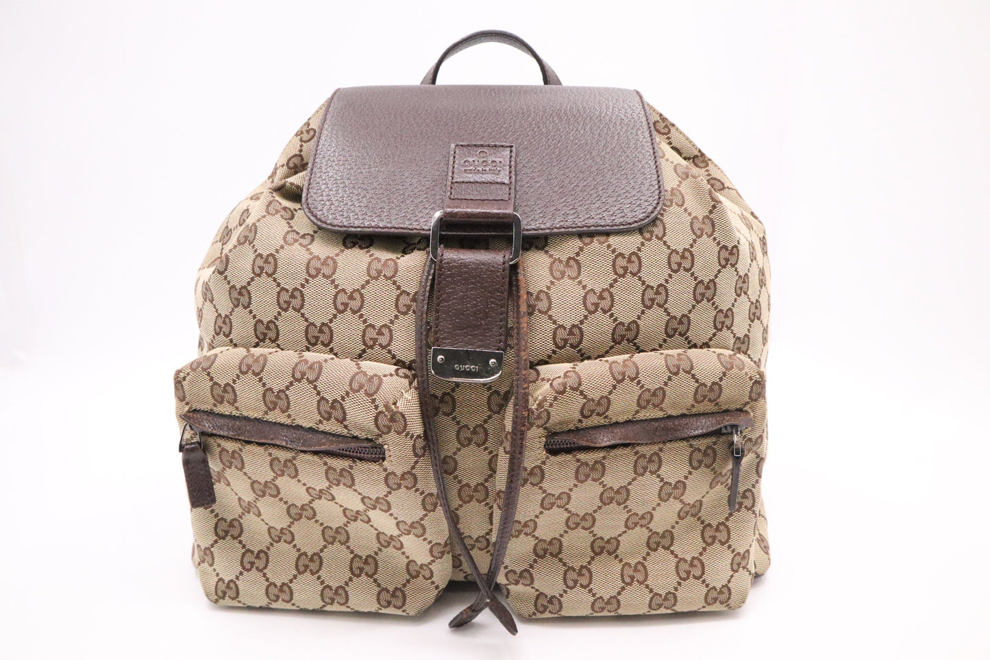 Gucci Backpack GG Canvas Brown